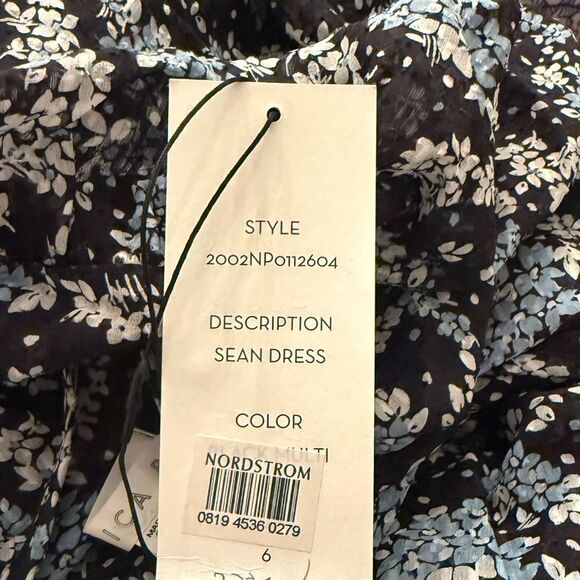NWT Veronica Beard Sean V-Neck Ruched
Silk Mini Dress size 6-E4 - Picture 7 of 7